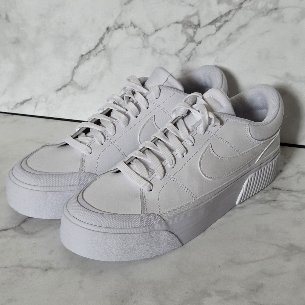Nike Court Legacy Lift Womens White Sneakers Shoes Size 9.5 - Picture 4 of 9